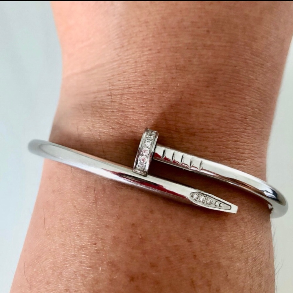 Nail Zirconia Bracelet Classic Model